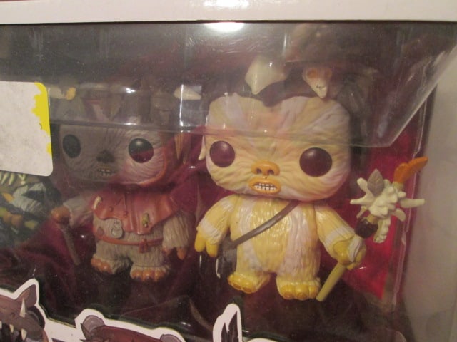 Funko POP! Star Wars Teebo, Chief Chirpa and Logray Ewok Three Pack Bobble Head Characters and - 5