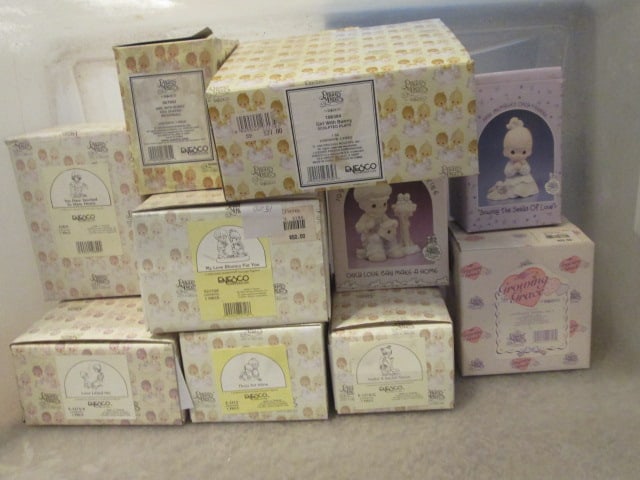 Collection of "Precious Moments" Porcelain Figurines in Original Boxes, 1992 Precious Moments - 16