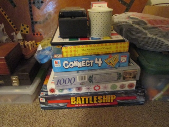 Large Grouping of Board Games, Puzzle, Building Set and Art Supplies - 4