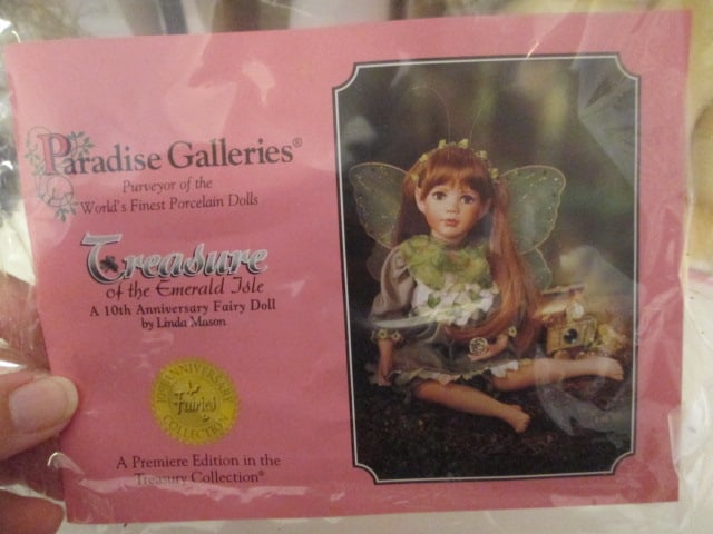 Three Porcelain Collector Fairy Themed Dolls - 2