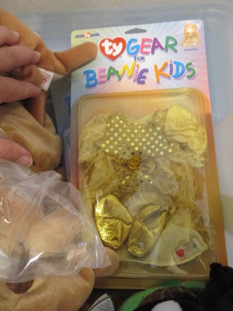 Collection of Ty Beanie Babies in Tote-Several Bears - 6