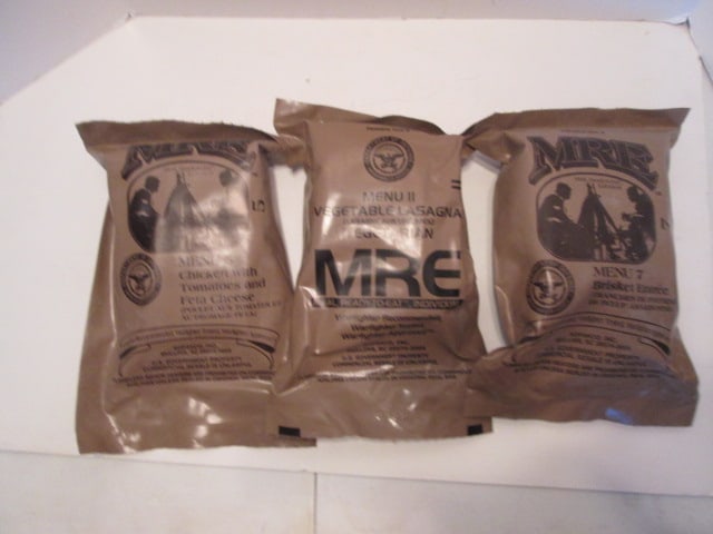 Three Sopakco "MRE" Meals Ready to Eat (1 of 4)