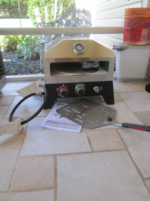 NexGrill 12" Tabletop Gas Pizza Oven with Stainless Pizza Paddle (1 of 9)