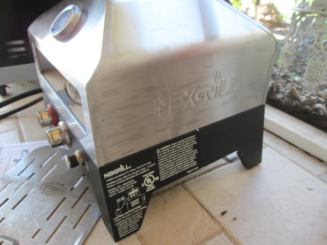 NexGrill 12" Tabletop Gas Pizza Oven with Stainless Pizza Paddle - 4