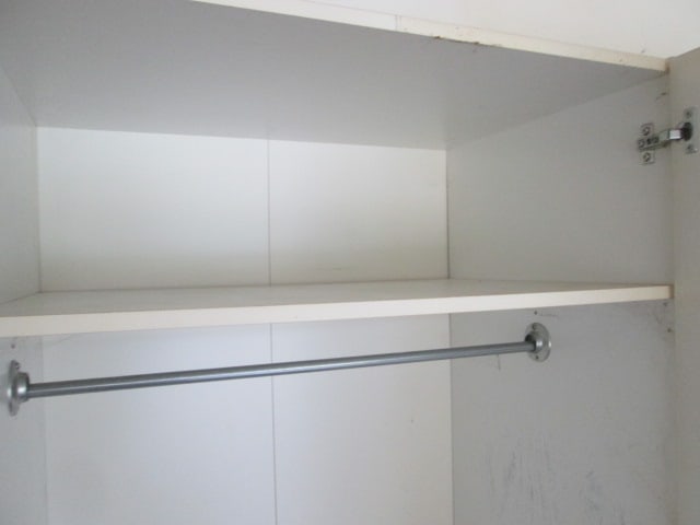 White 2 Door Storage Cabinet with Hanging Rod - 3
