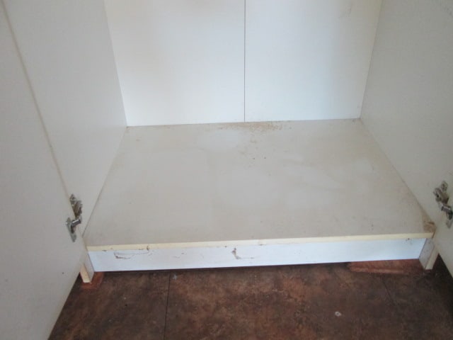 White 2 Door Storage Cabinet with Hanging Rod - 4