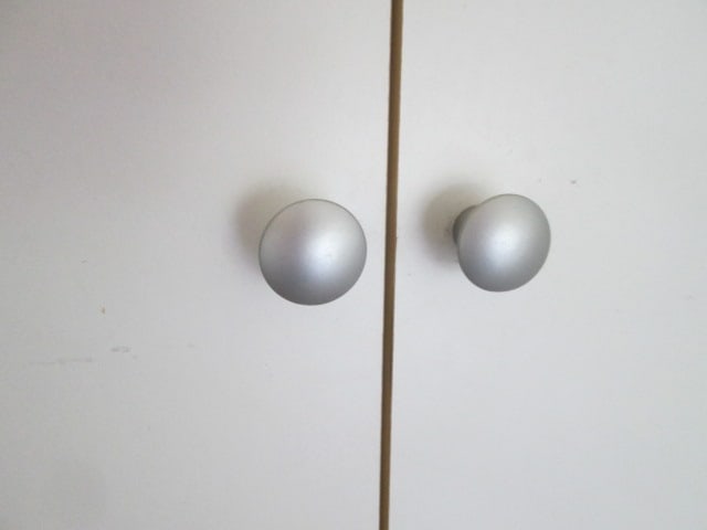 White 2 Door Storage Cabinet with Hanging Rod - 5