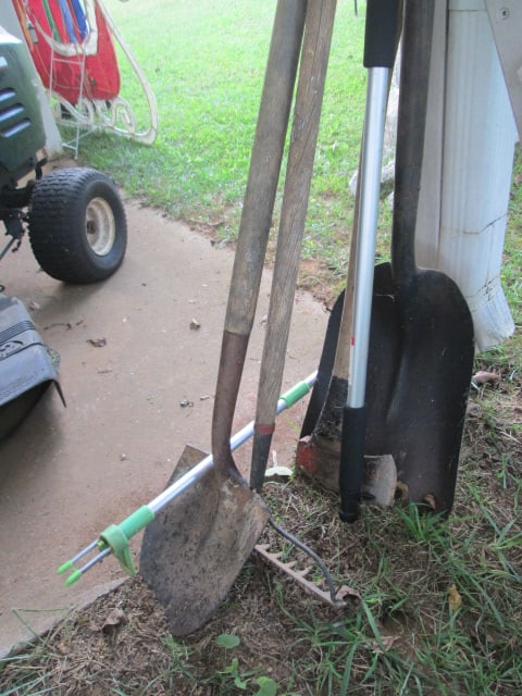 Yard Tools-Leaf Rake, Weed Grabber, Shovel, Axe, etc. - 4