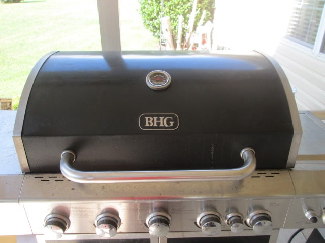 BHG Better Homes & Garden Stainless Propane Gas Grill with Side Burner - 2