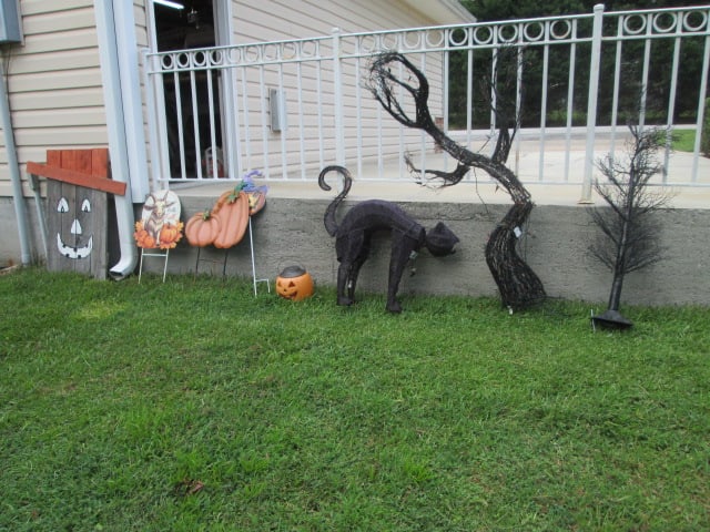 Nice Grouping of Halloween Yard Decorations (1 of 8)