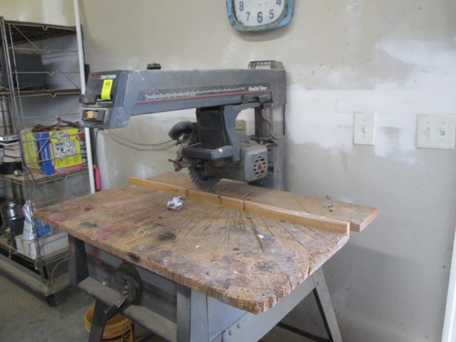 Craftsman 10" Radial Arm Saw with Work Stand - 2