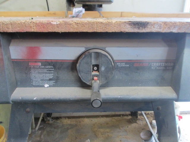 Craftsman 10" Radial Arm Saw with Work Stand - 6