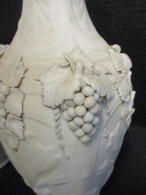Pair of Vintage Bisque Porcelain Vases - 3