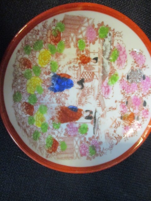 6 Vintage Japanese and Chinese Porcelain Plates - 4