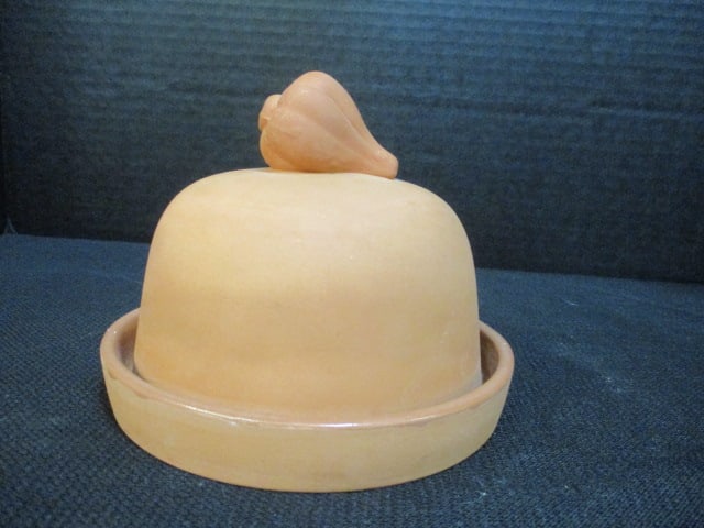 Terra Cotta Garlic Roaster: 4 1/2"