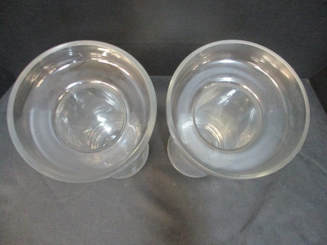 Pair of Mid Century Modern Glass Vases - 3