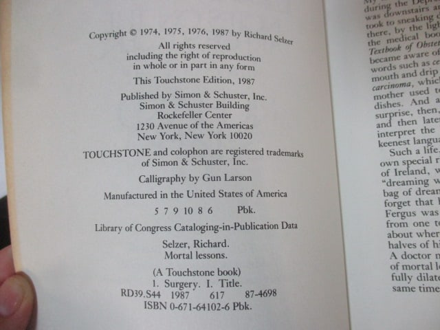 Vintage "Grant's Atlas of Anatomy" and "Mortal Lessons" Notes on the Art of - 3