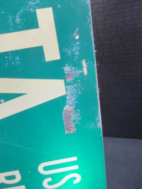 Vintage "Augusta Rd US 25" Street Sign - 5
