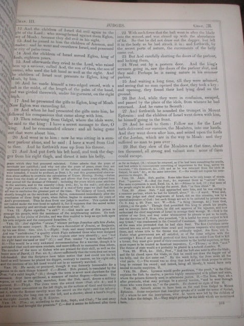Antique "The Holy Catholic Bible" Large Book - 7