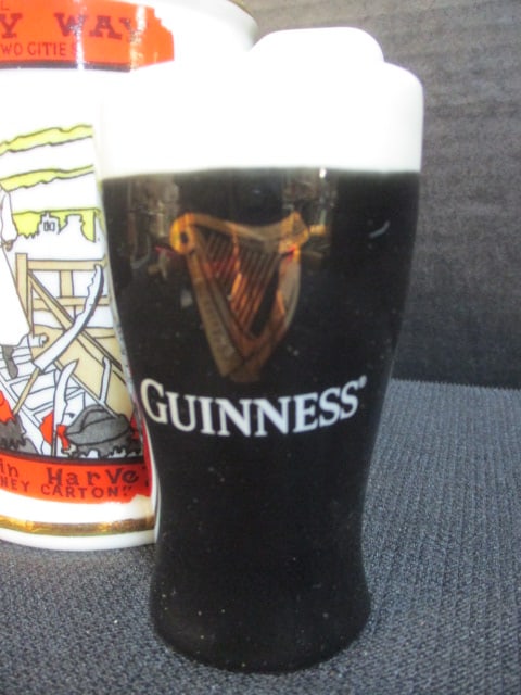 Vintage "A Tale of Two Cities" Mug and "Guiness" Salt & Pepper Shakers - 2