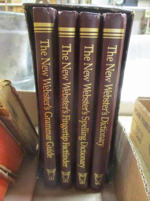 3 Antique "Cyclopedia of History" Books with 1883 notation, 1891 "Elements - 4