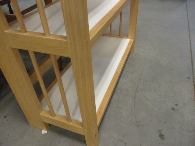 Light Wood 3-Tier Open Bookshelf - 2