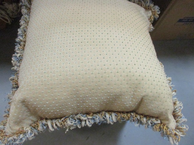 Grouping of 6 Silk Throw Pillows - 4