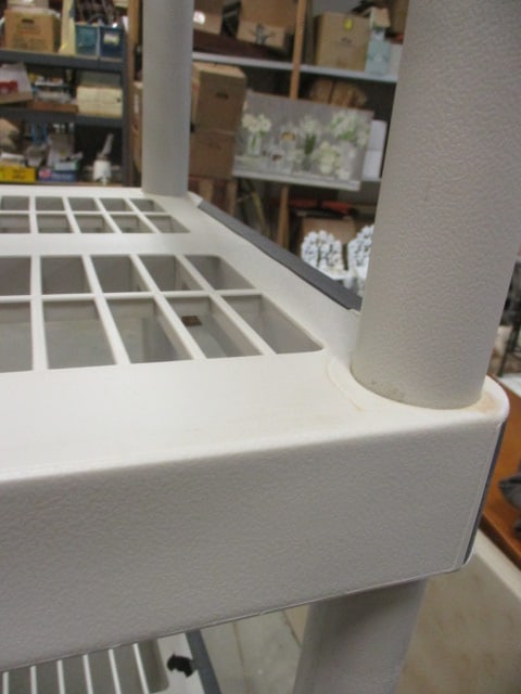 Heavy Duty Plastic 5-Tier Open Ventilated Shelving Unit - 3