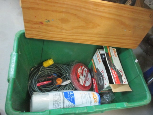 Yard Lot - HDX Outdoor Yard Trash Bags, HDX Plastic Sheeting, Extension Cord, (1 of 6)