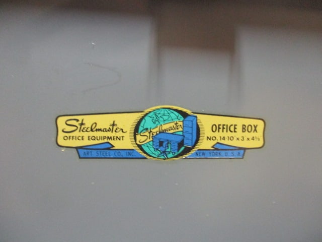 Vintage Steelmaster Office Equipment Office Box and New Old Stock MMF - 5
