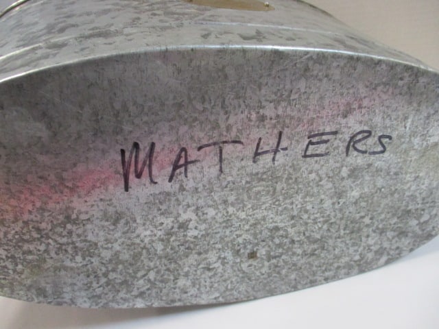 IHI Galvanized Bucket with Wood Handles - 5