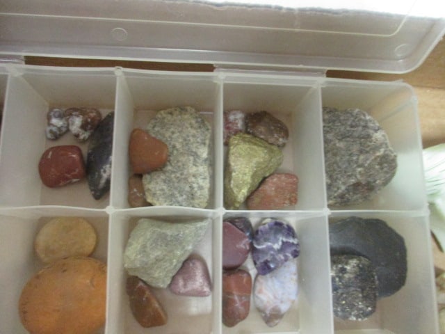 Collection of Polished and Unpolished Stones, Crystals, and Minerals - 7