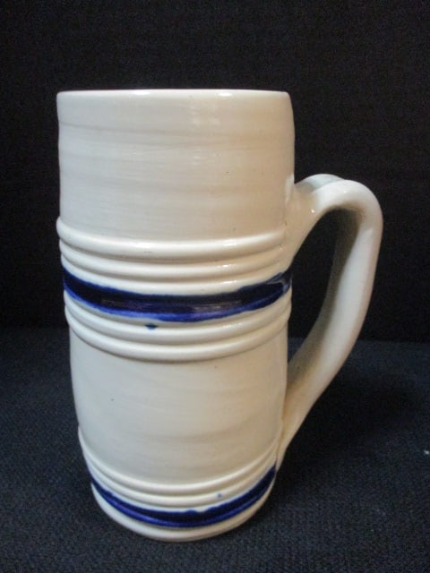 Vintage Williamsburg Pottery Salt=Glazed Stoneware Tankard - 2