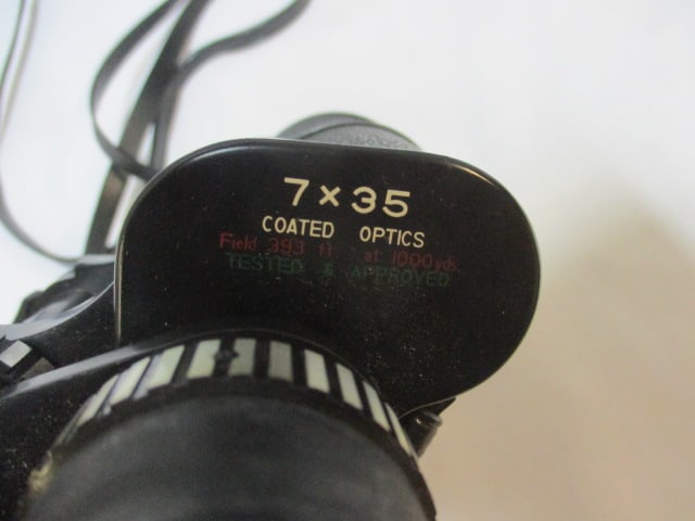 Vintage Empire Model 218 Flexomatick Eyecups Binoculars and NFHS - 3