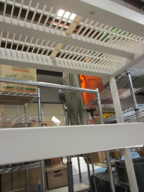 Heavy Duty Plastic 5-Tier Open Ventilated Shelving Unit - 3