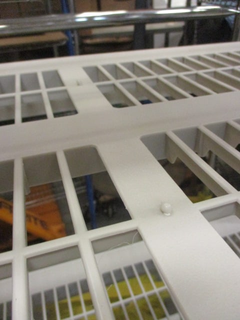 Heavy Duty Plastic 5-Tier Open Ventilated Shelving Unit - 4