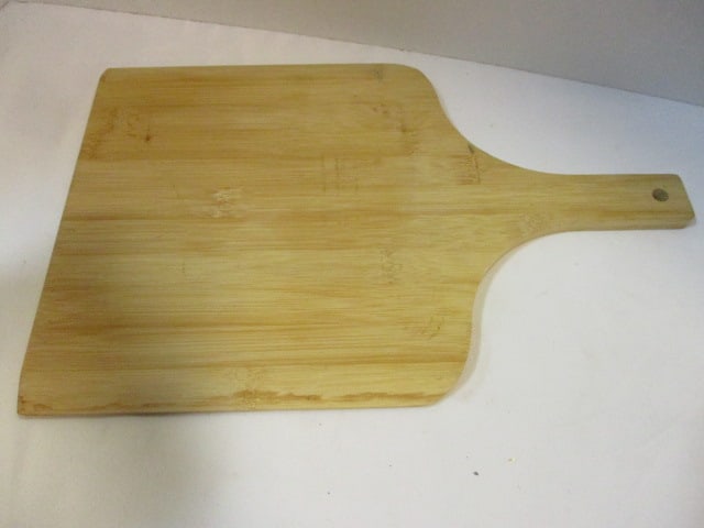 Vintage Handpainted Wood Canister and Paddle Cutting Board - 4