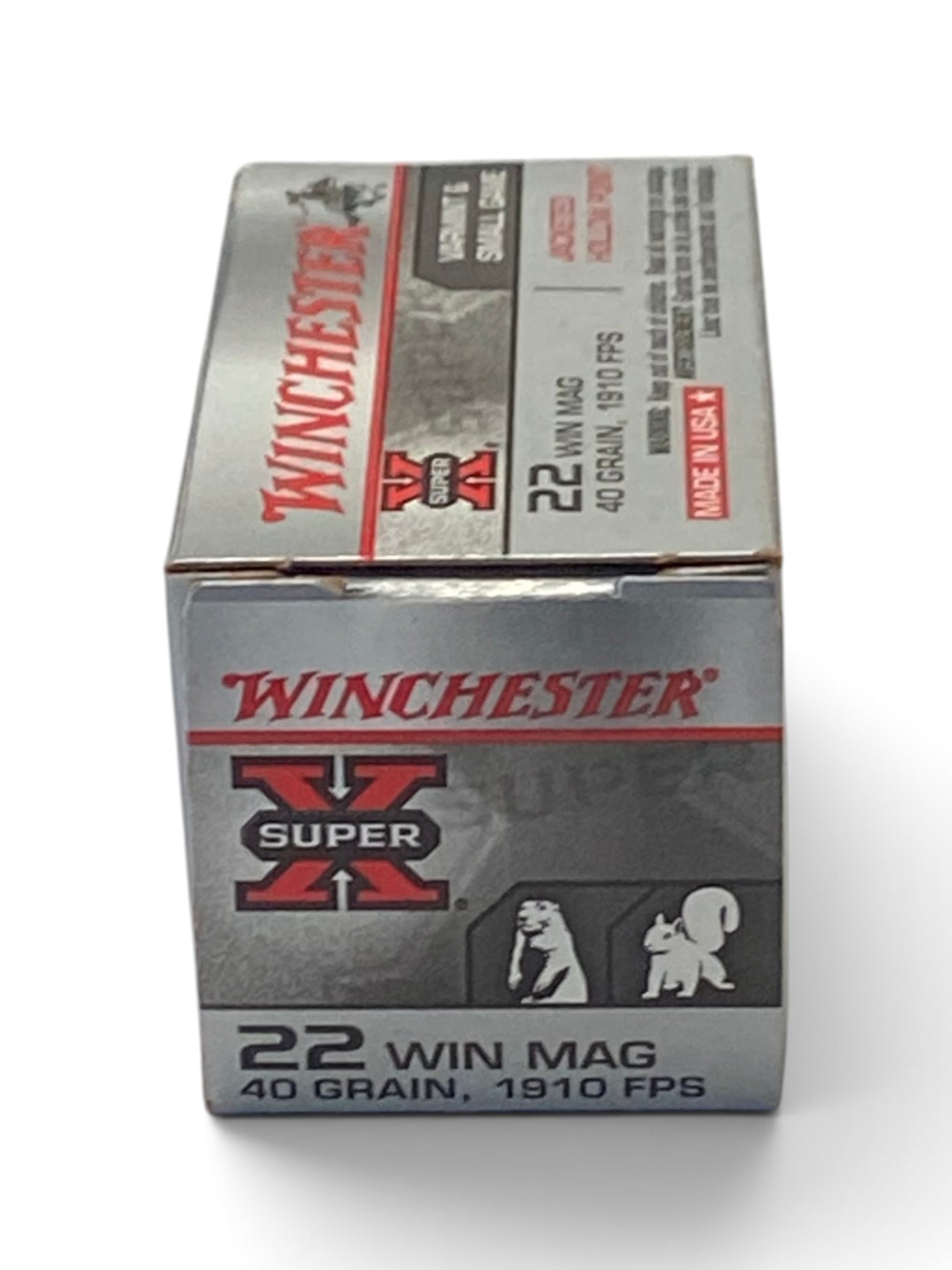 NIB 50rds. of .22 WMR 40gr. Jacketed Hollow Point Winchester Super-X Ammunition: See Photo