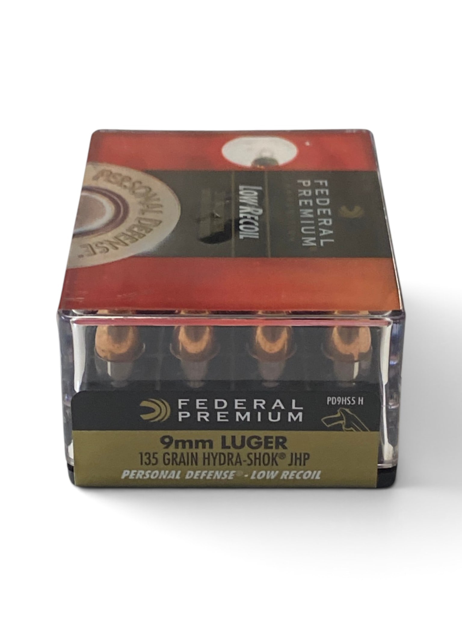 NIB 20rds. of 9mm LUGER 135gr. Hydra-Shok JHP Federal Premium Personal Defense Low Recoil Ammunit...: See Photo