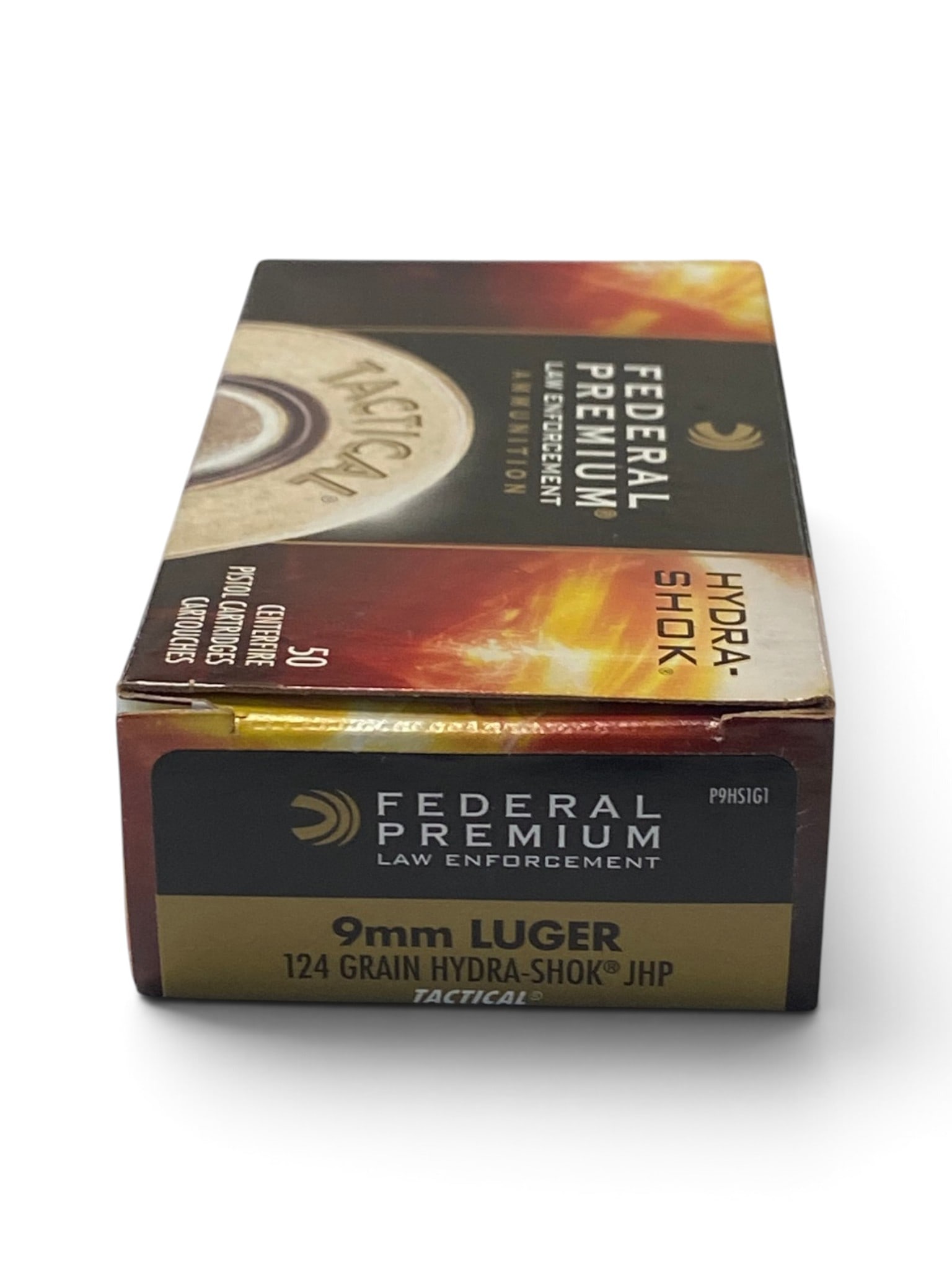 NIB 50rds. of 9mm LUGER 124gr. Hydra-Shok JHP Federal Premium Law Enforcement Ammunition: See Photo