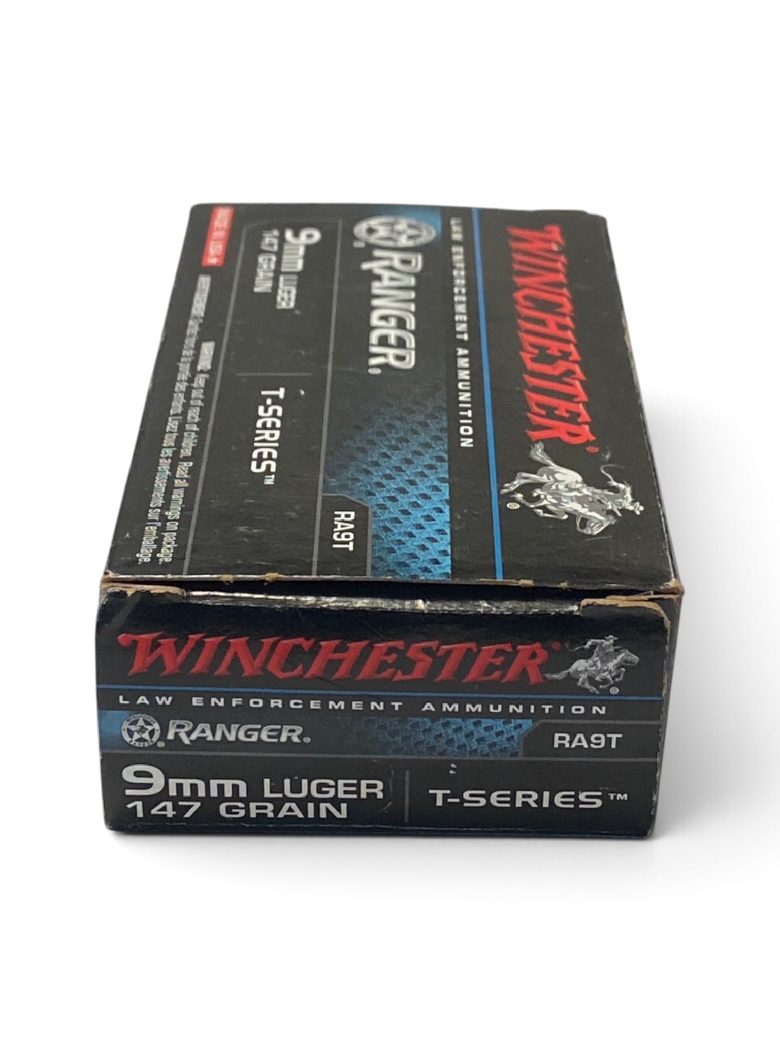 NIB 50rds. of 9mm LUGER 147gr. T-Series Winchester Ranger Law Enforcement Ammunition: See Photo