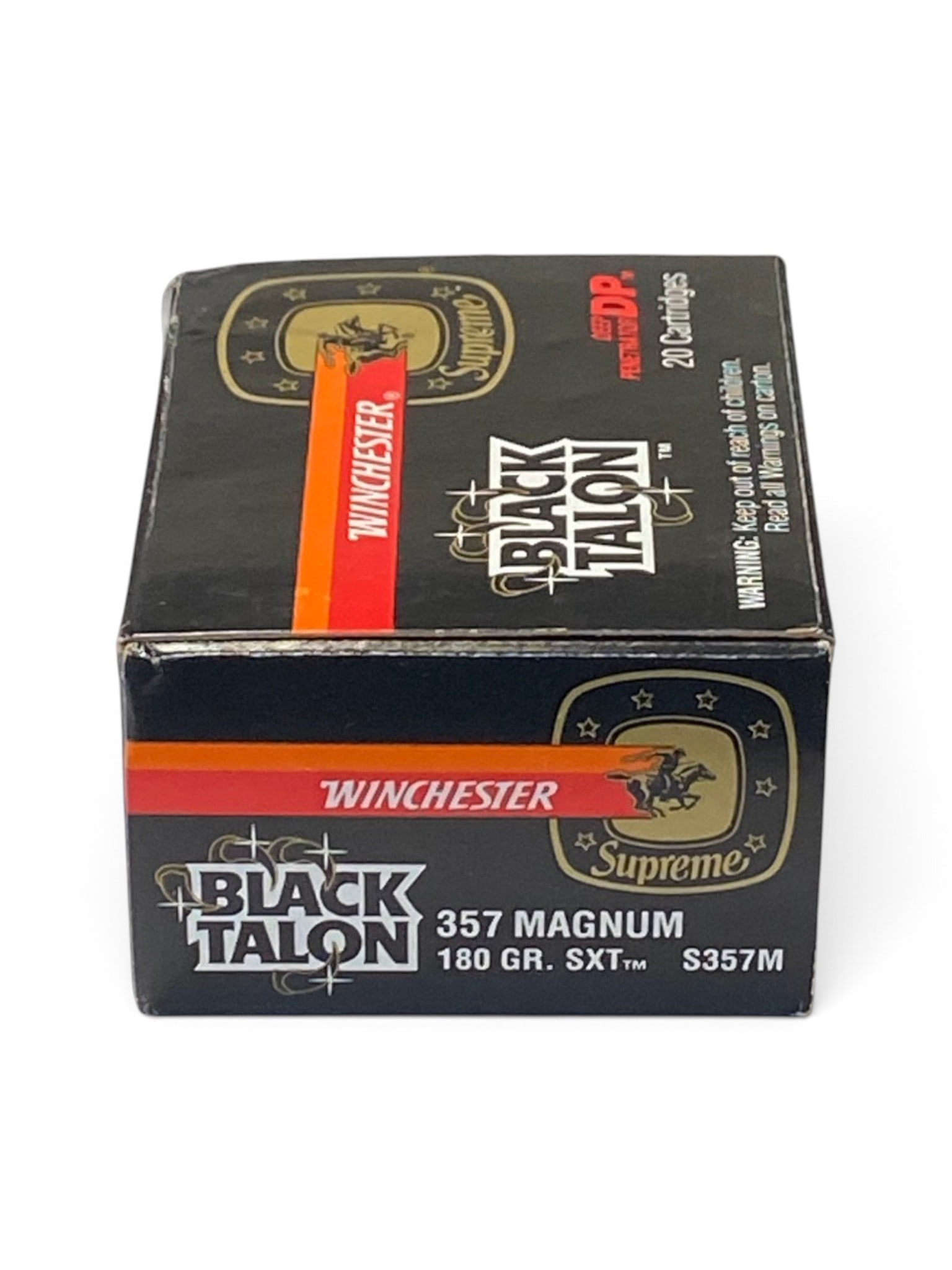 NIB 20rds. of .357 MAGNUM 180gr. SXT Winchester Supreme BLACK TALON Ammunition: See Photo