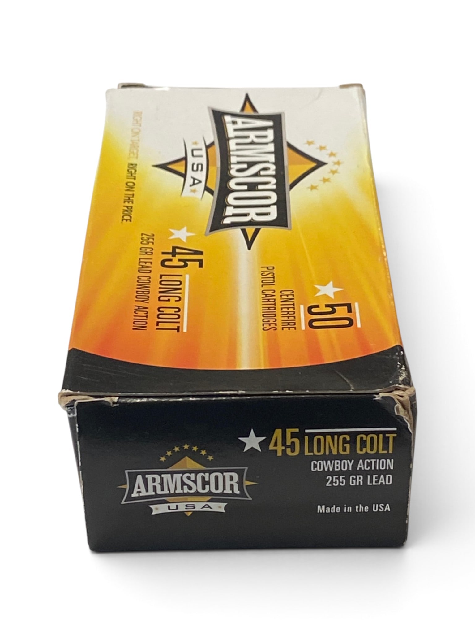 NIB 50rds. of .45 LONG COLT 255gr. Lead Armscor Cowboy Action Ammunition: See Photo