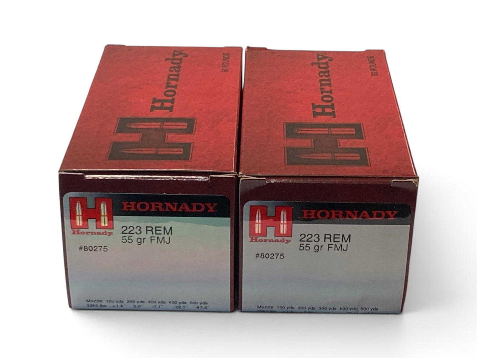 NIB 100rds. of .223 REM. 55gr. FMJ Hornady #80275 Ammunition: See Photo