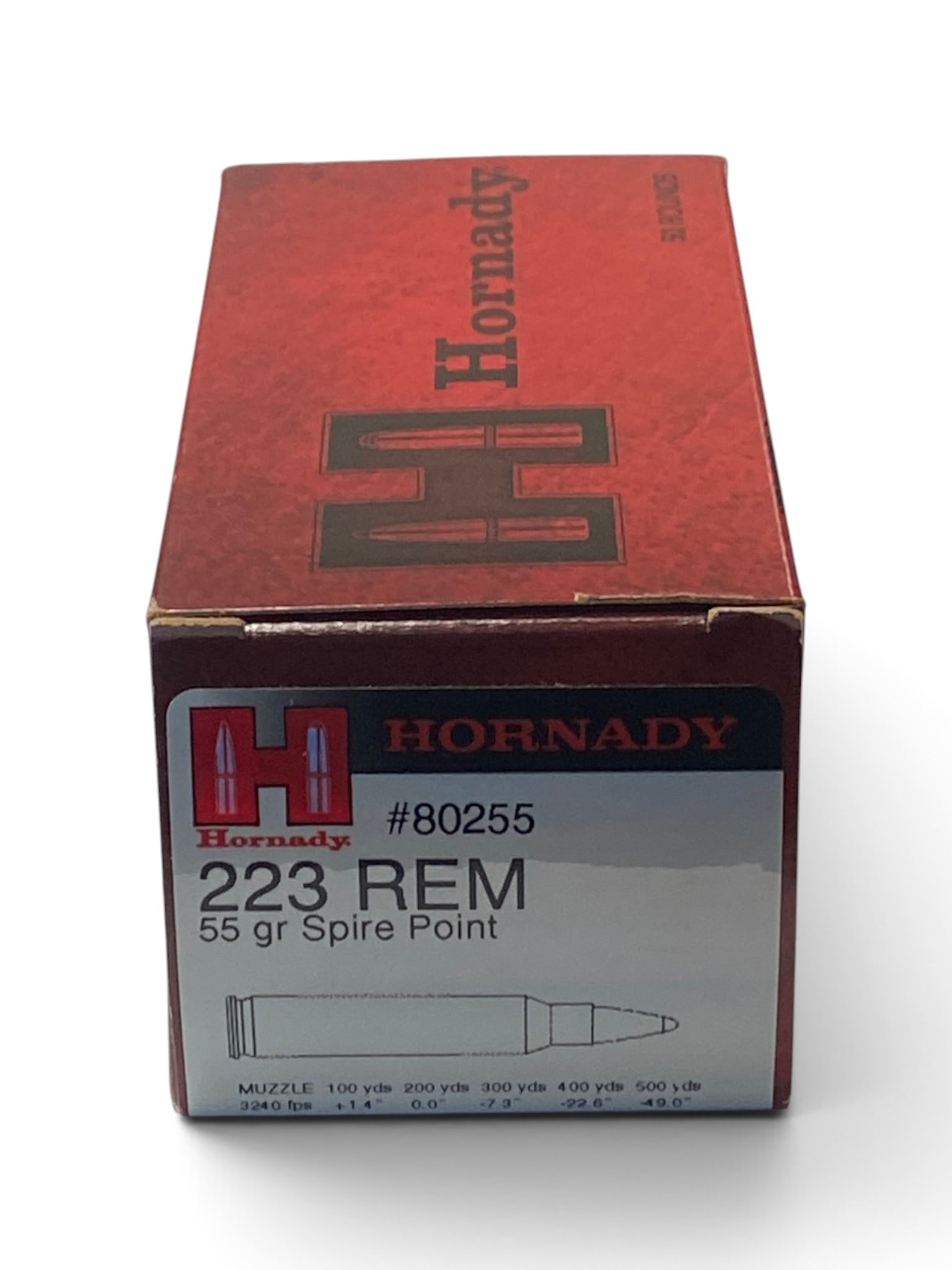 NIB 50rds. of .223 REM. 55gr. Spire Point #80255 Hornady Ammunition: See Photo