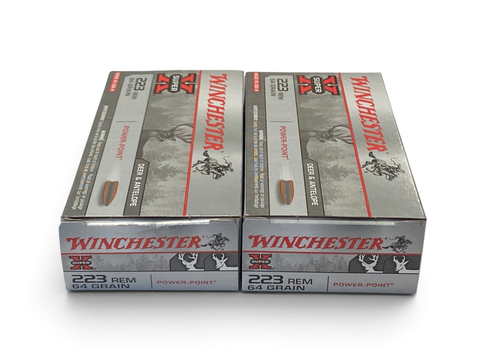 NIB 40rds. of .223 REM. 64gr. Power-Point Winchester Super-X Ammunition: See Photo