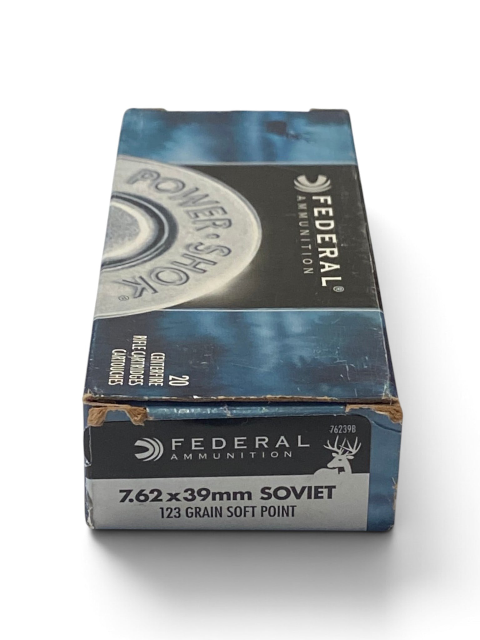 NIB 20rds. of 7.62x39mm SOVIET 123gr. Soft Point Federal Ammunition: See Photo