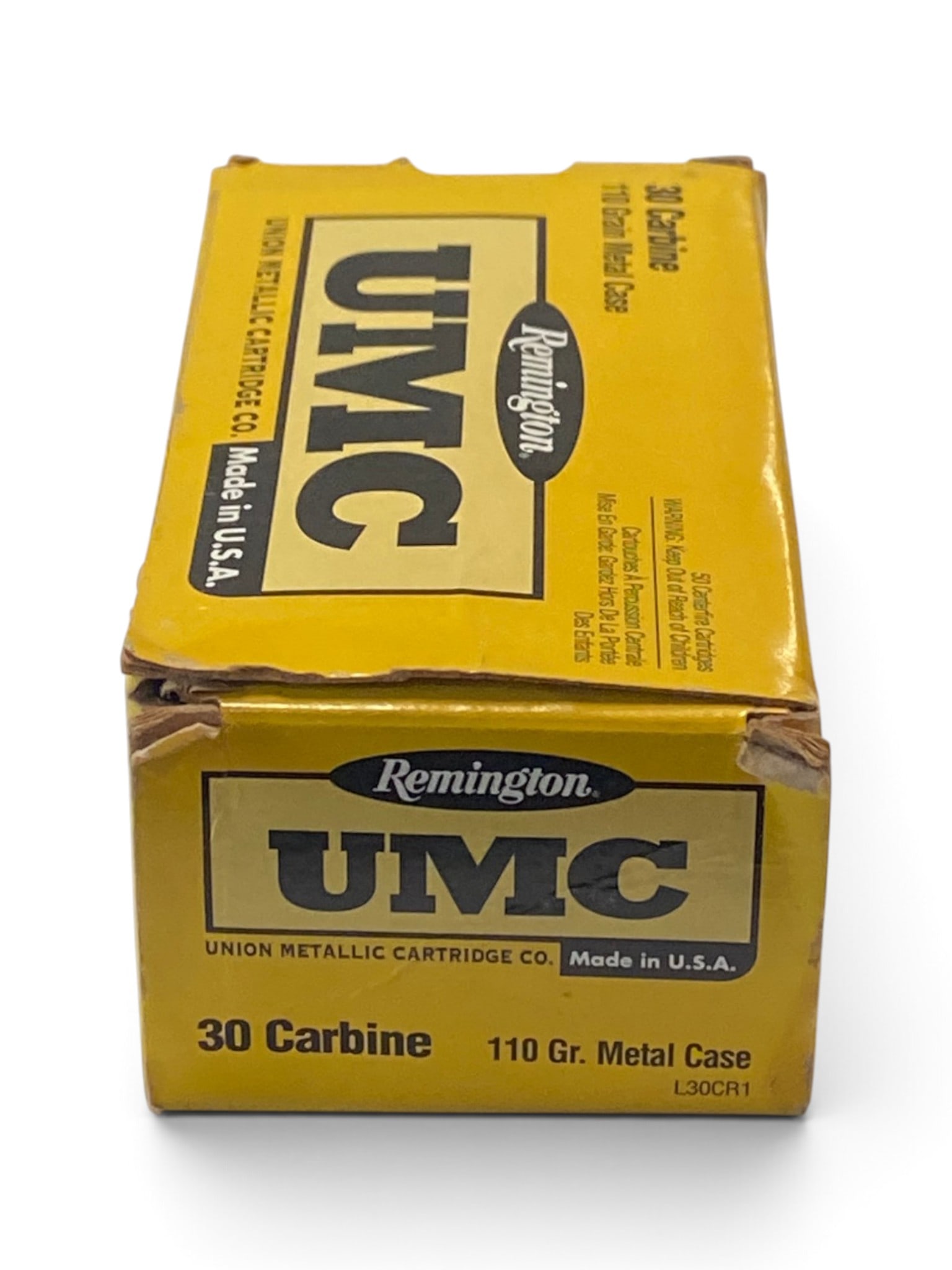 NIB 50rds. of .30 CARBINE 110gr. Metal Case Remington UMC Ammunition: See Photo
