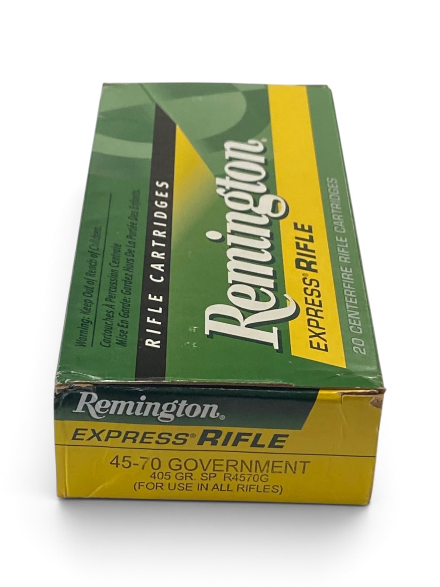 NIB 20rds. of .45-70 GOVT. 405gr. SP Remington Express Rifle Ammunition: See Photo