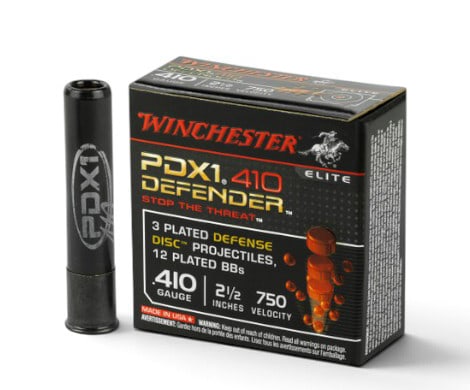 NIB 10rds. of .410 GA 2-1/2” Winchester PDX1 Defender Ammunition: See Photo